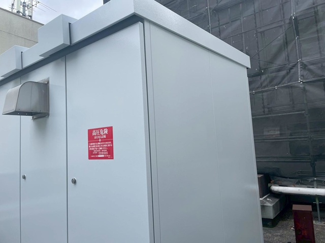 大阪府堺市・工場｜サビが発生していた鉄骨・キュービクル塗装工事_施工後 (5)