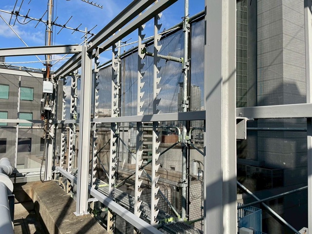 大阪府堺市・工場｜サビが発生していた鉄骨・キュービクル塗装工事_施工後 (2)