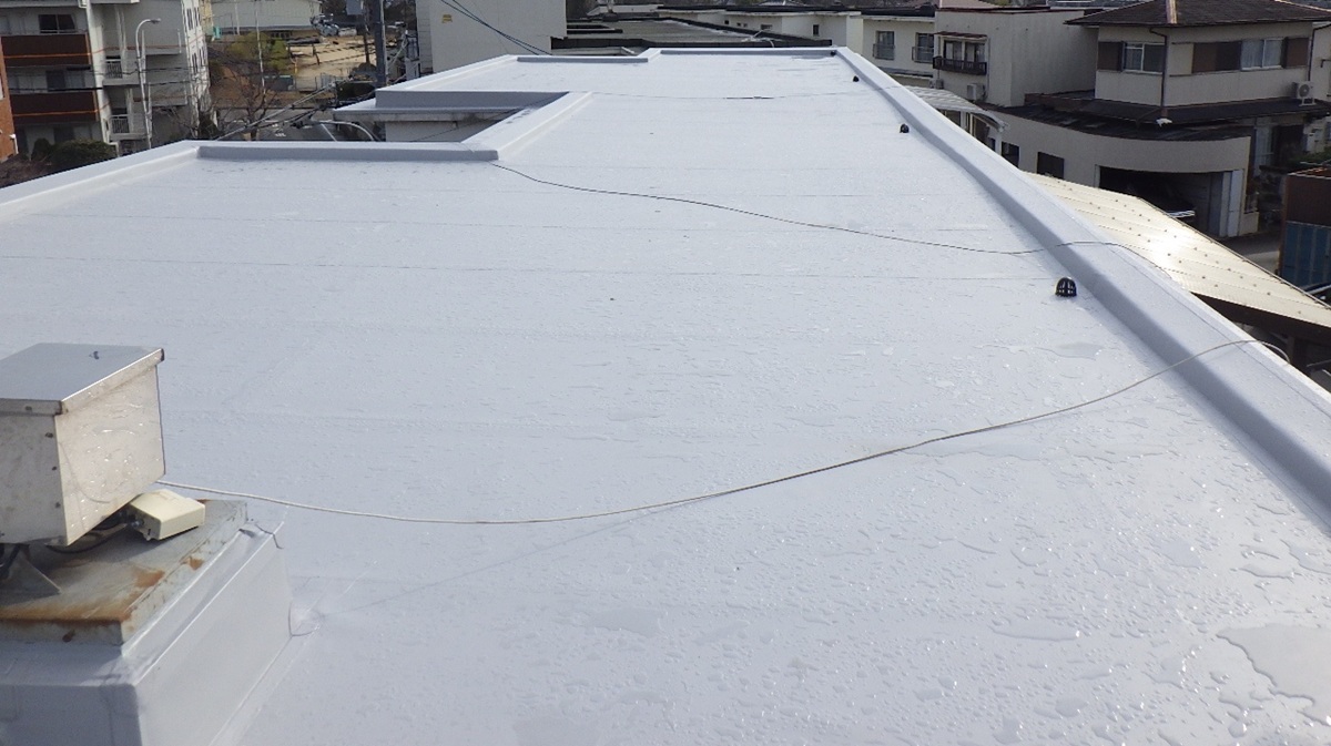 大阪府堺市南区槇塚台・共同住宅｜屋上防水工事(シート防水工法)_アイキャッチ
