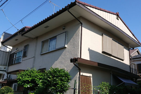 大阪府堺市　外壁塗装　付帯部塗装　ファイン４Fセラミック
