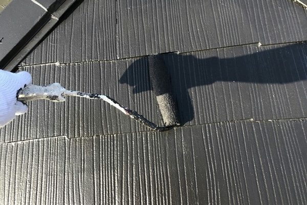 大阪府堺市　屋根塗装　ケレン作業　アステック　スーパーシャネツサーモ