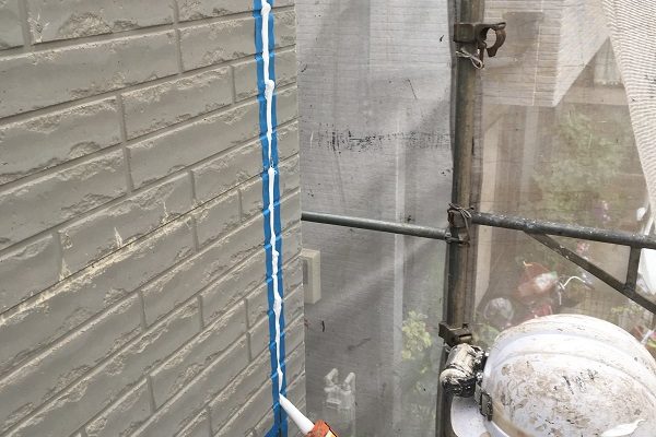 大阪府堺市　外壁塗装　高圧洗浄　コーキング打ち替え工事　オートンイクシード