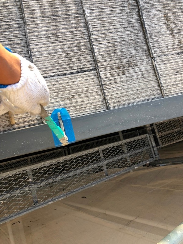 大阪府堺市　屋根塗装　外壁塗装　下地処理　シーリング工事　オートンイクシード