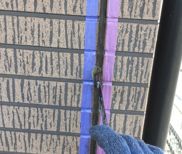 大阪府堺市　外壁塗装　下地処理　コーキング(シーリング工事)　オートンイクシード