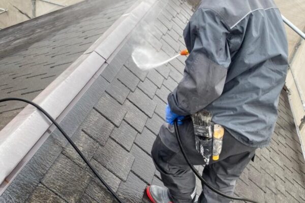 大阪府河内長野市　屋根の高圧洗浄　洗浄時間はどのくらいかかる？