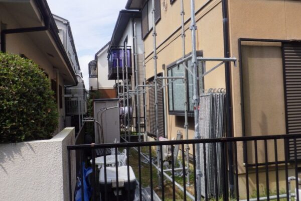 大阪府大阪狭山市　O様邸　屋根・外壁塗装工事　足場を効率よく使うとコストの節約に　なります！