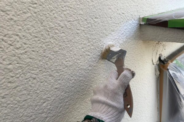 大阪府堺市 T様邸 外壁塗装・屋根修理工事　外壁クラック補修
