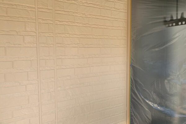 大阪府泉南郡熊取町　T様邸　屋根・外壁塗装工事　外壁コーティング塗装　クリスタコート塗布