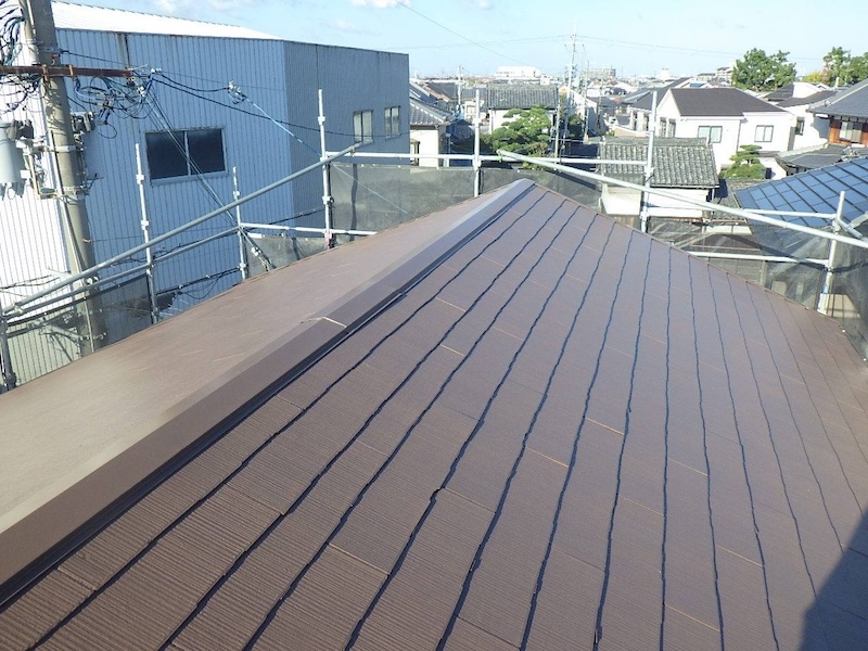 大阪府堺市　N様邸　屋根塗装・外壁塗装工事　施工前と施工後
