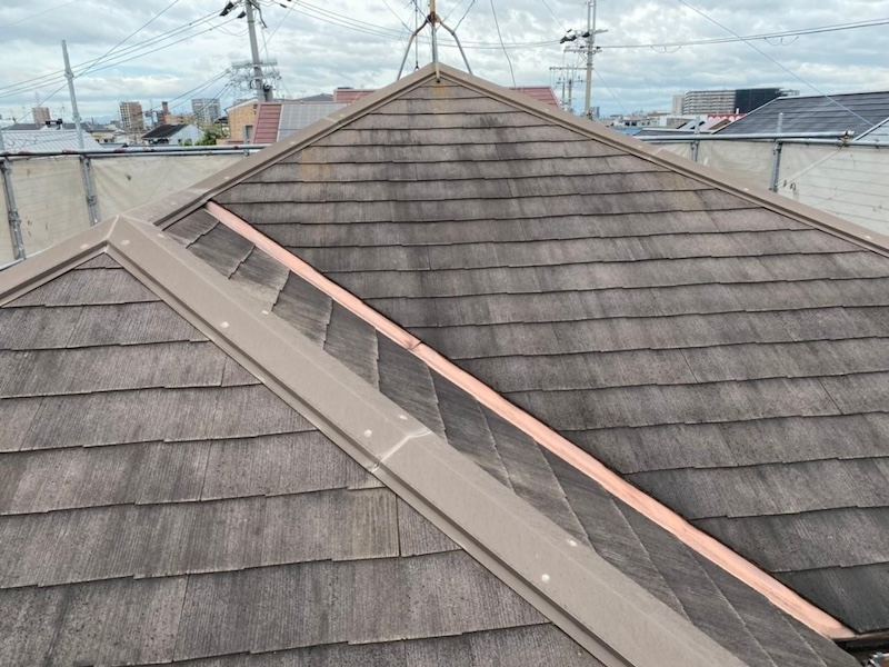 大阪府堺市　T様邸　外壁塗装と屋根塗装はご一緒に！