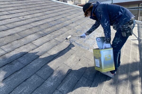 大阪府堺市｜屋根は下塗りを徹底して下地調整しました！