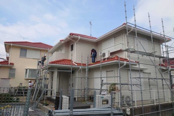 大阪府堺市南区｜足場の撤去と塗装工事の施工後をレポート