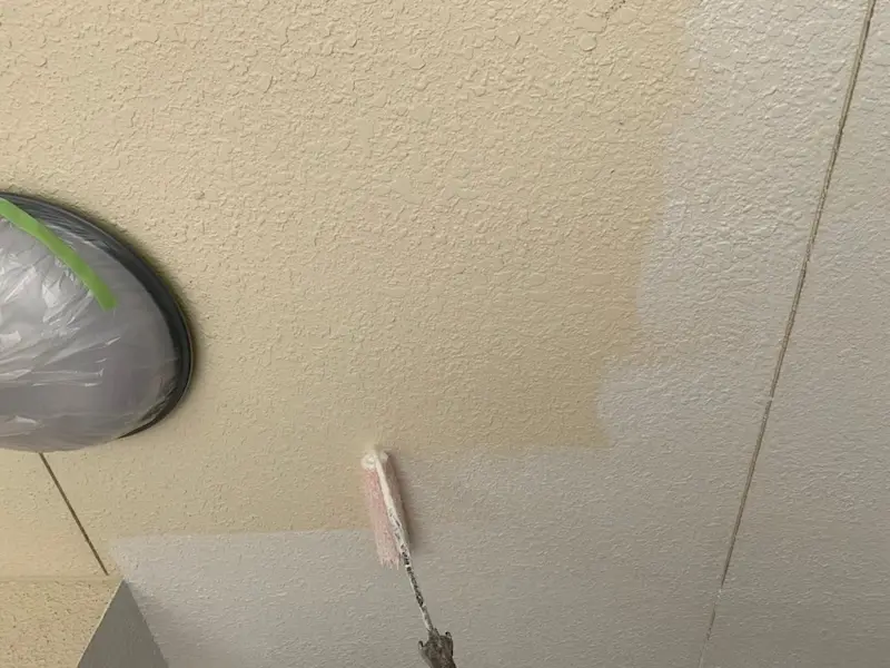 上げ裏の下塗り 水性ソフトサーフSG塗布｜大阪府堺市南区 | 大阪府堺市