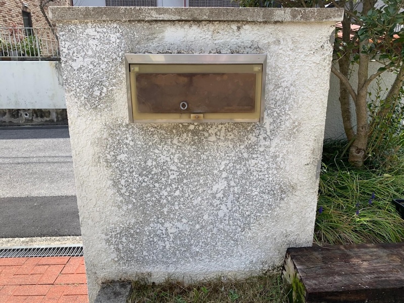 補修したところのパターン付け 吹き付け塗装｜大阪府堺市南区