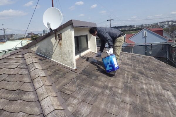 大阪府堺市南区｜屋根は遮熱塗料 アレスクールFを使用しました！