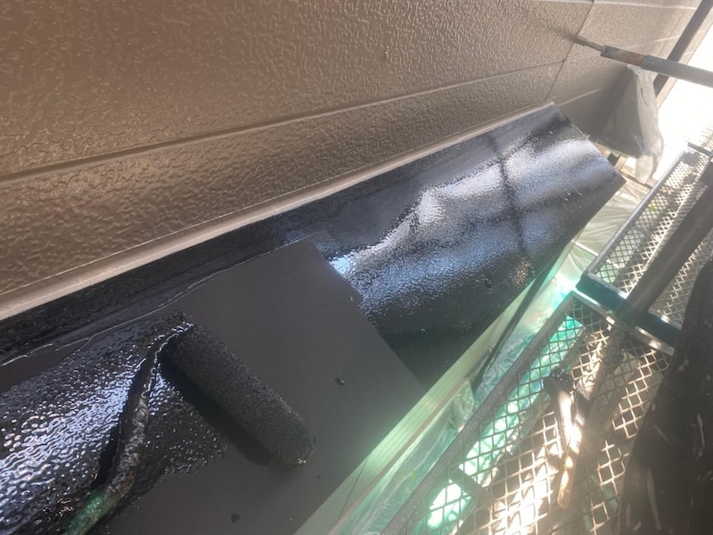 霧よけとは？下地処理〜上塗りまでを行いました！｜大阪府堺市北区