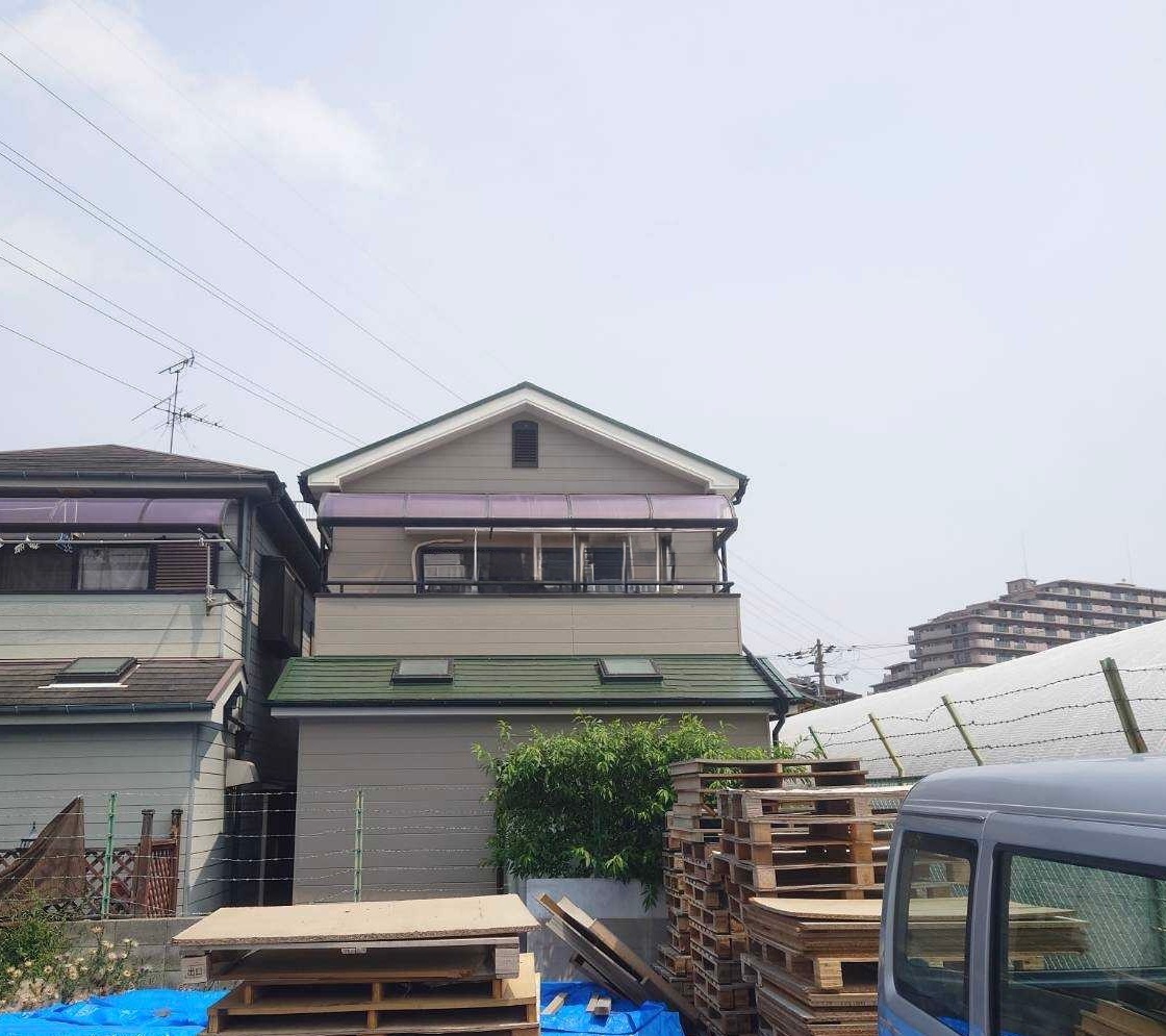 大阪府堺市北区 I様邸 屋根塗装・外壁塗装工事「職人さんが一生懸命がんばってくれて、本当に感謝しています」