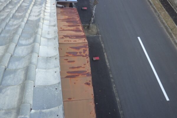 大阪府堺市南区｜木部と鉄部の劣化をレポート！腐食があると大変です！