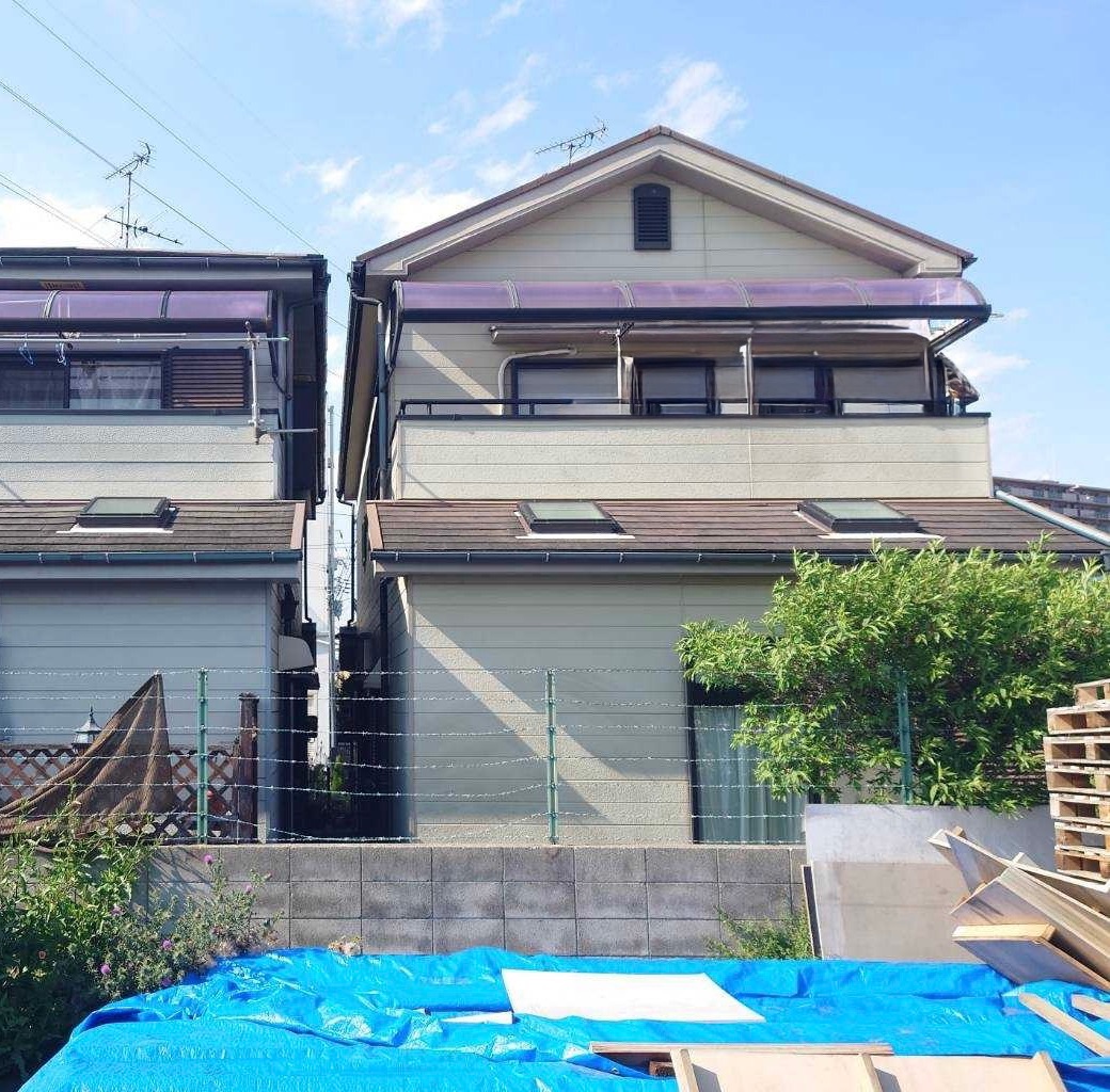 大阪府堺市北区 I様邸 屋根塗装・外壁塗装工事「職人さんが一生懸命がんばってくれて、本当に感謝しています」