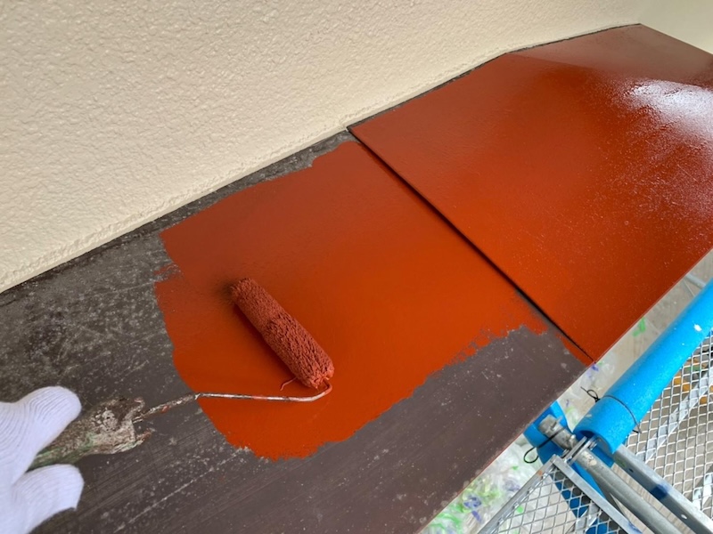 大阪府堺市|霧よけとはどこのこと?下地処理〜上塗りまでをレポート