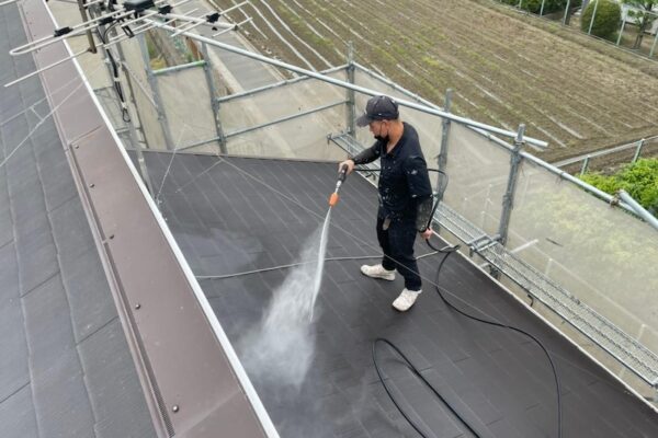 大阪府堺市中区｜塗装前の下地処理 高圧洗浄と外壁目地シーリング打ち替え工事 オートンイクシード