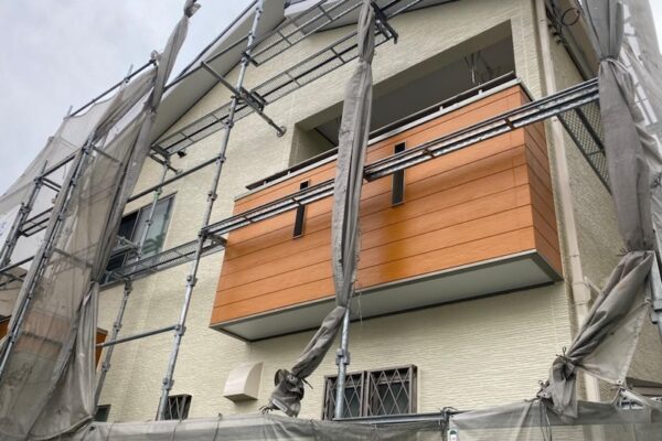 大阪府堺市中区｜外壁は紫外線に強いアレスダイナミックTOPで塗装しました！