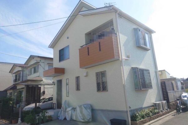 大阪府堺市中区｜パラペットのトップコート再塗装・屋根塗装・外壁塗装工事 施工後をレポート